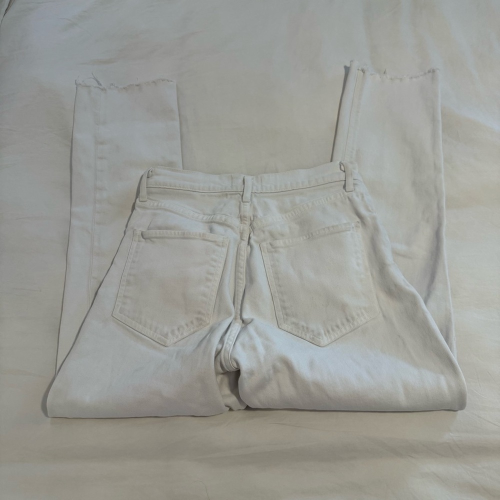 AGOLDE white jeans denim Riley straight leg 26 - Picture 8 of 11